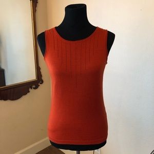 Marino Wool Sleeveless Sweater